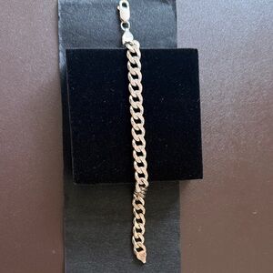 Chunky 925 Italian Silver  Chain Bracelet